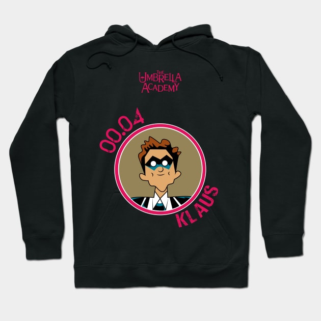 UMBRELLA ACADEMY: KLAUS CARTOON (PINK) Hoodie by FunGangStore